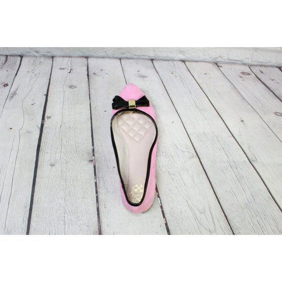 Vince Camuto Timba  Pink Suede Slip On Casual Flat Shoes Size 6 Medium - Picture 7 of 10